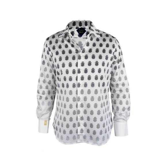 Billionaire Men Ls Milano All Over Shirt - Picture 1 of 4
